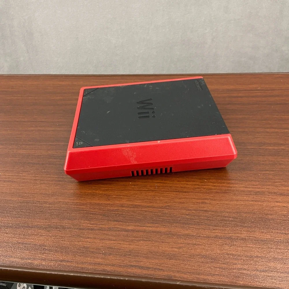 Nintendo Wii Mini RVL-201 USA Video Game Console Only Red/Black Home System